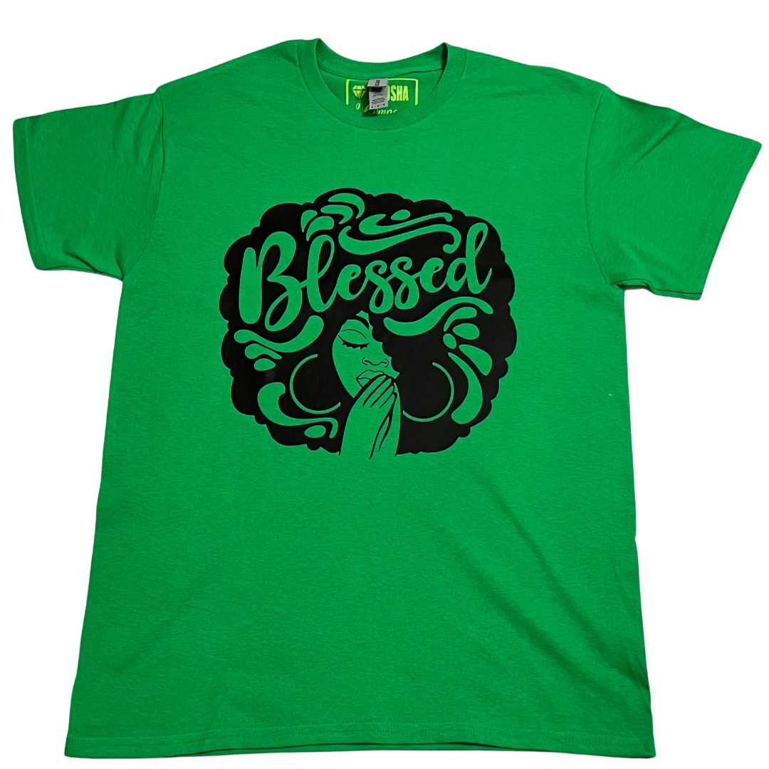 Big Hair Blessed Tee