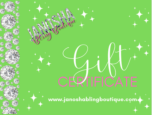 Bling Gift Card