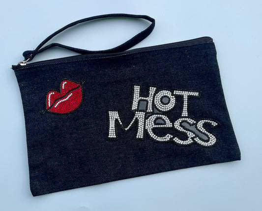 Hot Mess Mini Wristlet