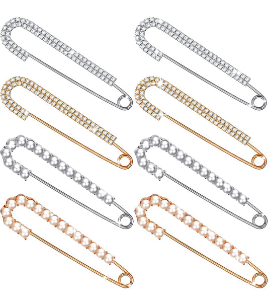 Bling And Pearl Brooch