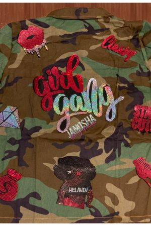 Girl Gang Camouflage Jacket