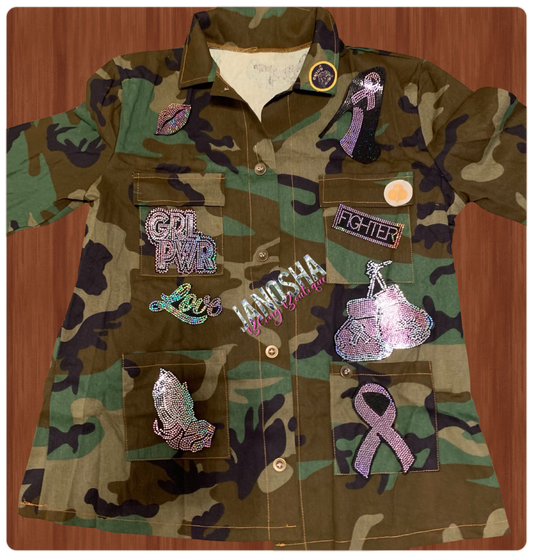 Breast Cancer Camouflage Jacket
