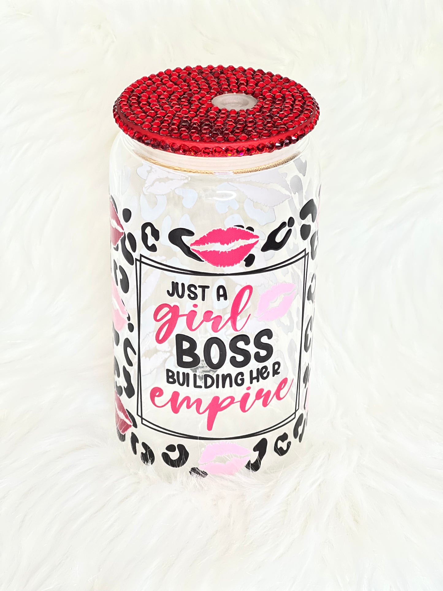 Just A Girl Boss Building Here Empire 16 oz Cup