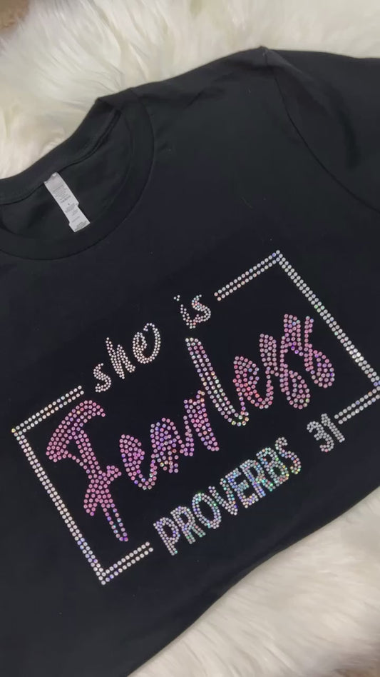 She is Fearless Bling Tee