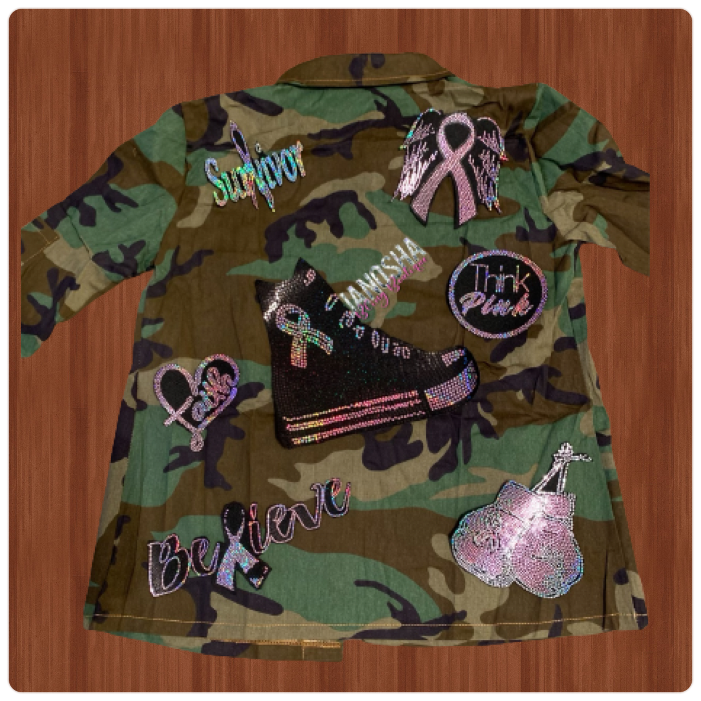 Breast Cancer Camouflage Jacket